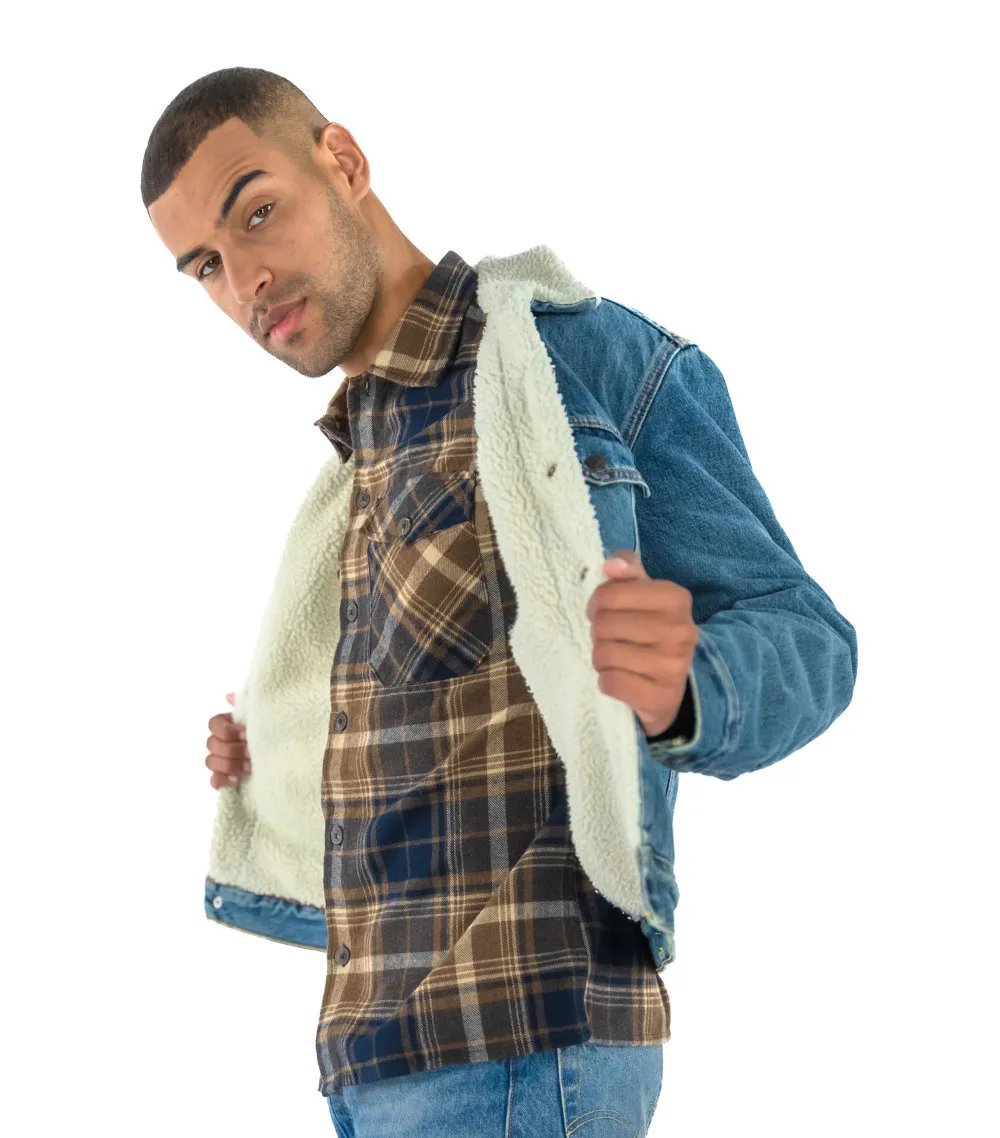 Chemise Jack & Jones avec manches longues et col normal multicolore