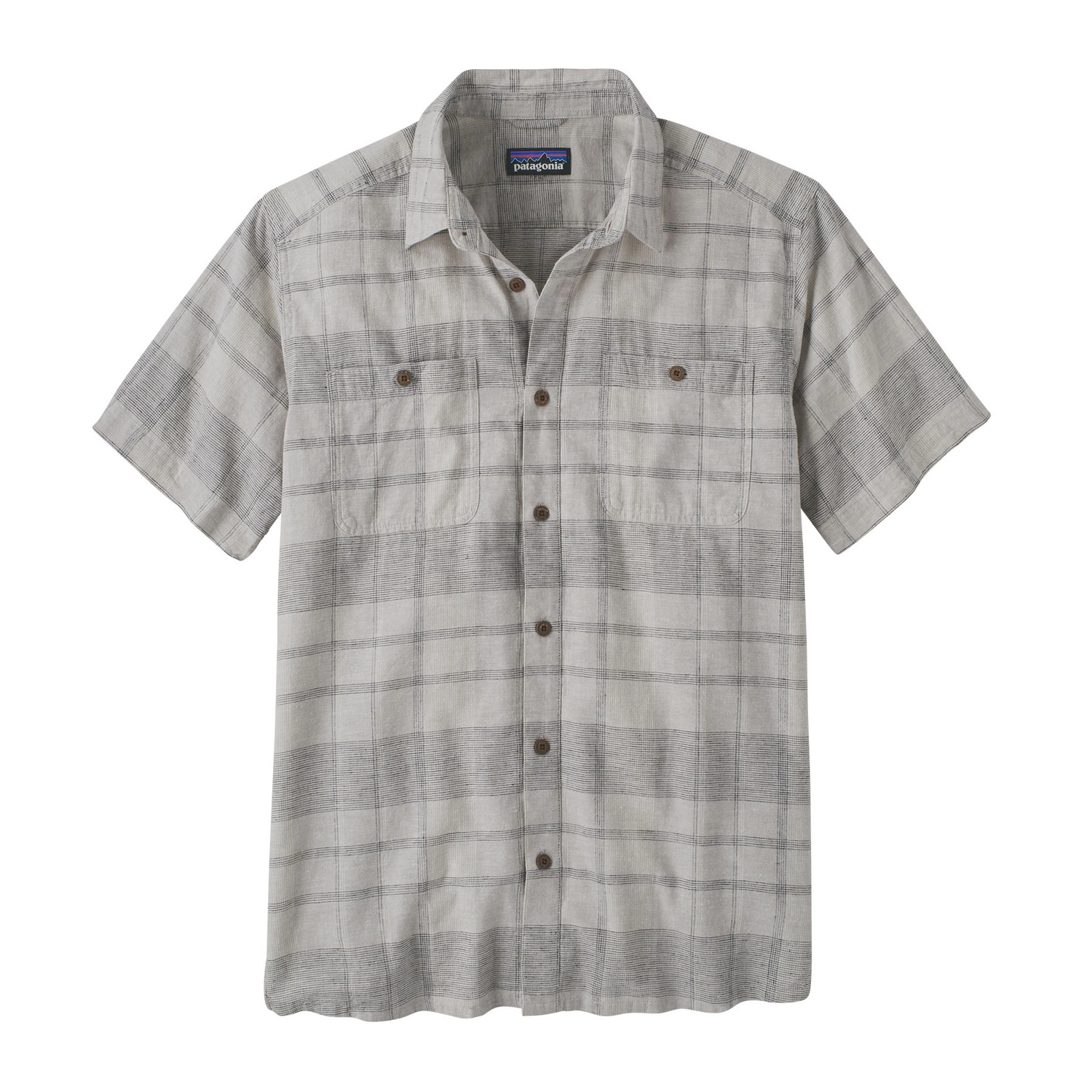 Chemise Patagonia Homme Back Step Shirt Shore Plaid Salt Grey