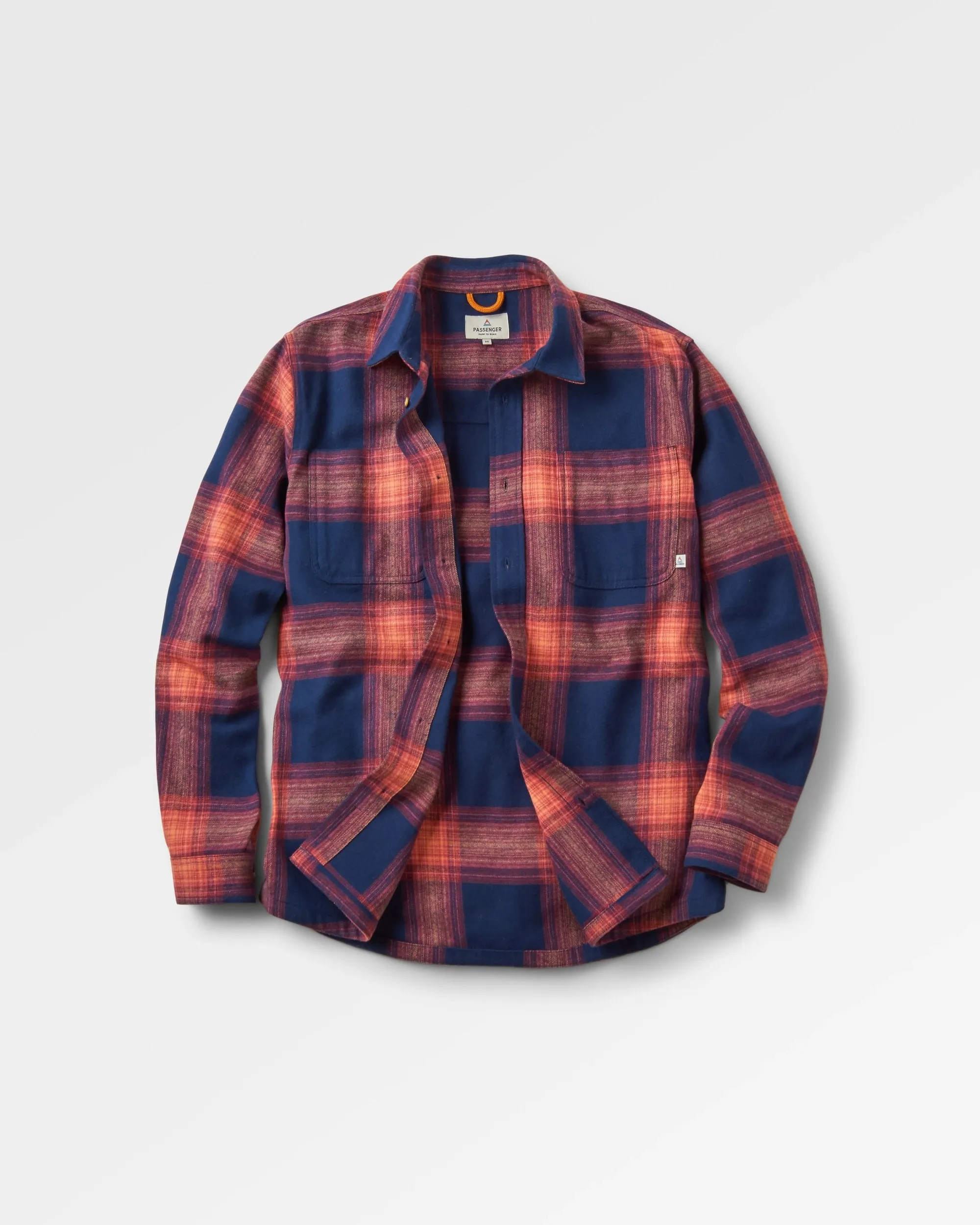 Chemise à Carreaux Backcountry - Riche Marine / Rouge Ocre Check