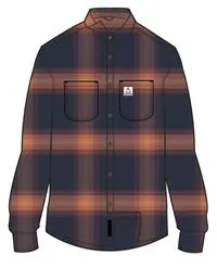 Chemise à Carreaux Backcountry - Riche Marine / Rouge Ocre Check