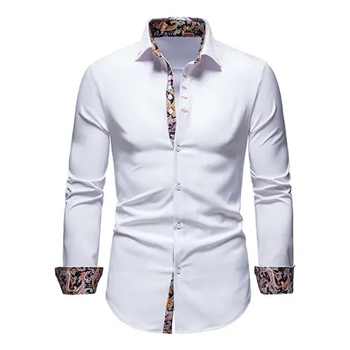 Cir | Chemise  Col légant Pour Hommes | Manches Longues