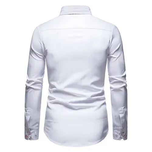 Cir | Chemise  Col légant Pour Hommes | Manches Longues