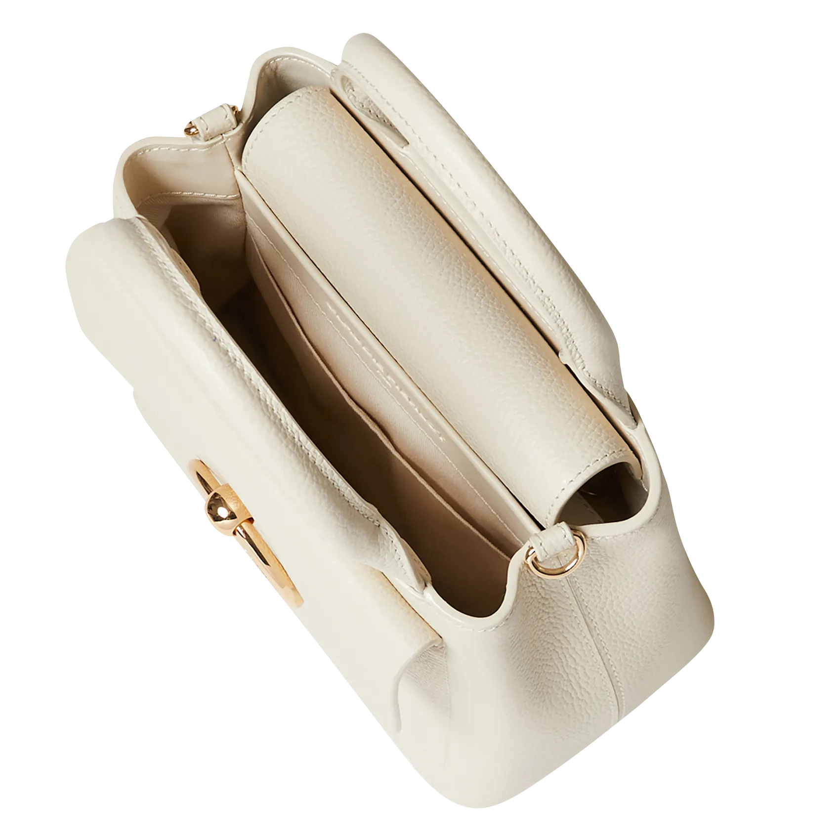 CLAUDIE PIERLOT  Mini sac à main en cuir lisse - Blanc