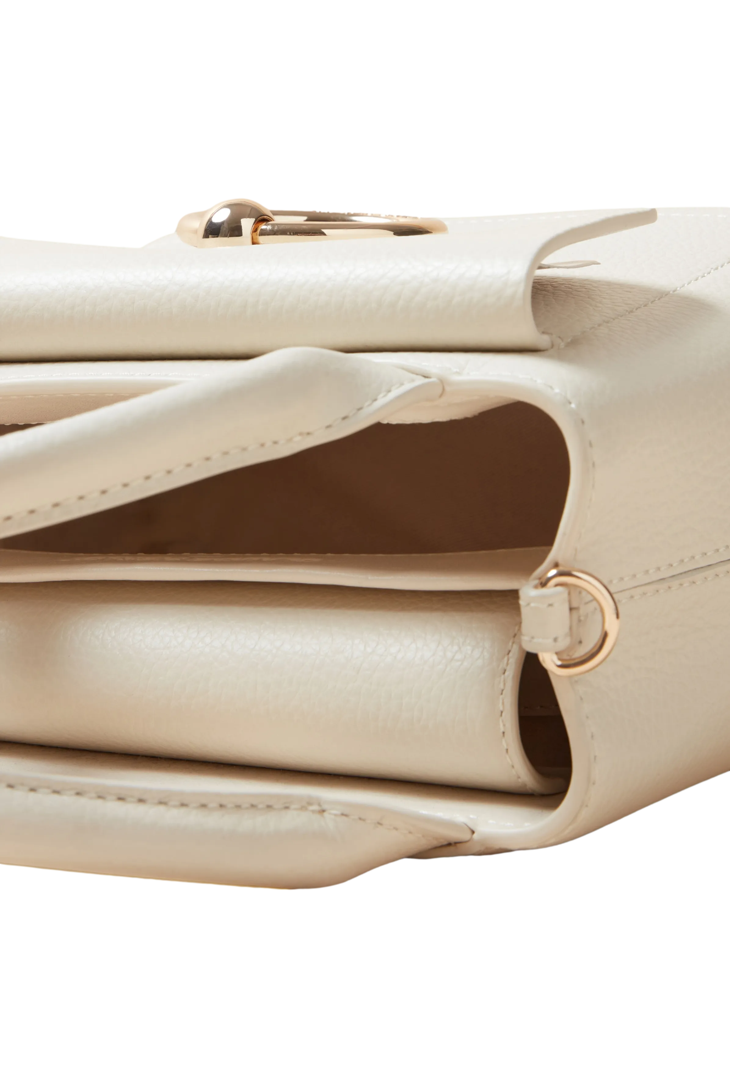 CLAUDIE PIERLOT  Mini sac à main en cuir lisse - Blanc