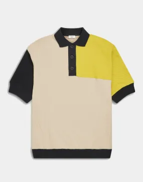 CLOSED Polo Oversize - Block - Stratus Grey & Jaune - Trouva