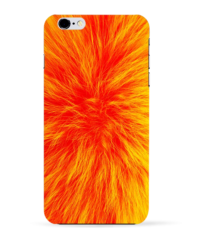  COQUE Iphone 6+ | Fourrure orange sanguine de Les Caprices de Filles