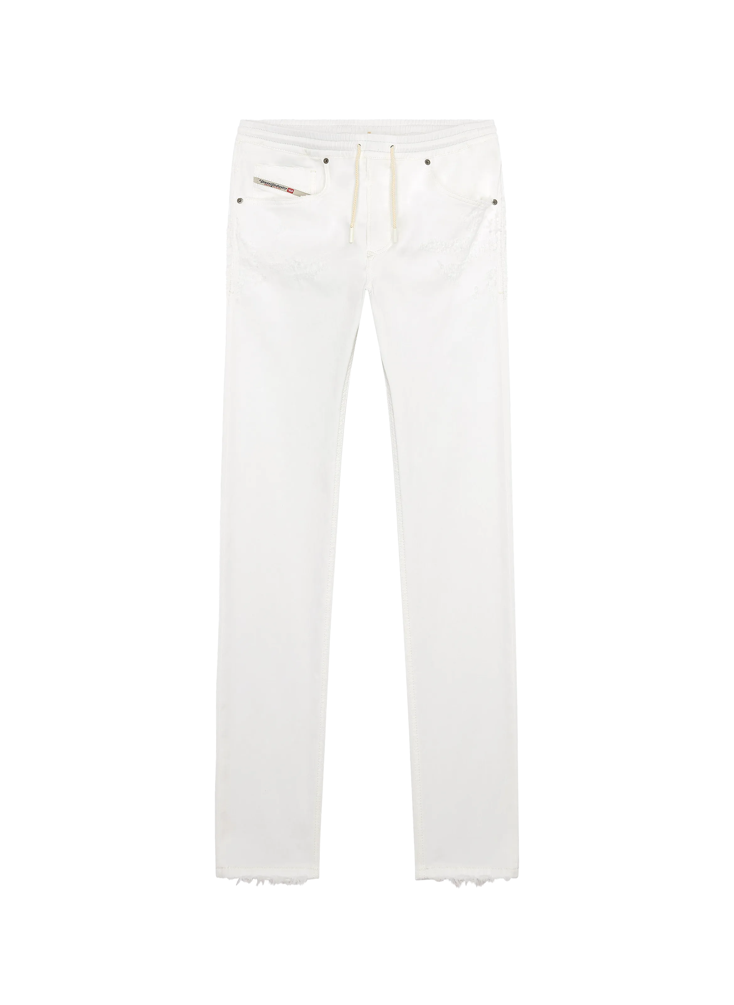 DIESEL  Pantalon à taille élastique - Blanc