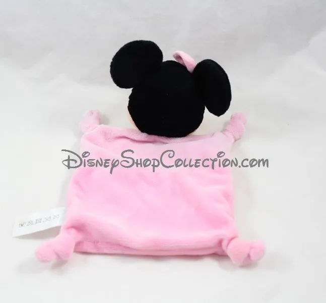 Doudou plat Minnie DISNEY NICOTOY nuage soleil montgolfière rose no...