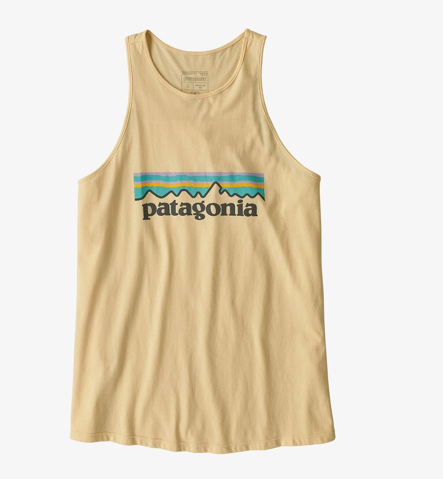 Débardeur Patagonia Femme Pastel P6 Logo Organic High Neck Vela Peach