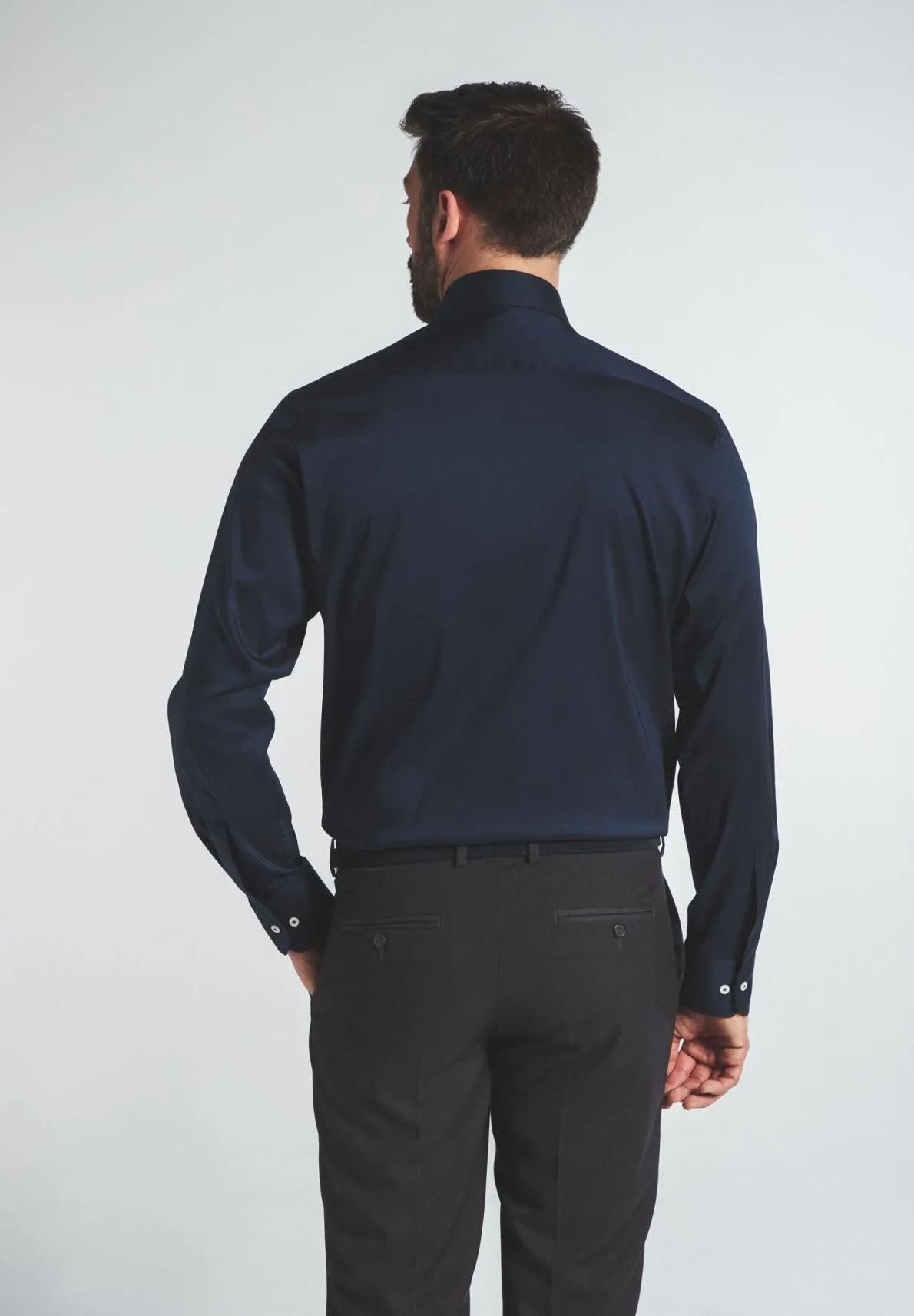 ETERNA - Chemise unie Performance manches longues - Modern Fit