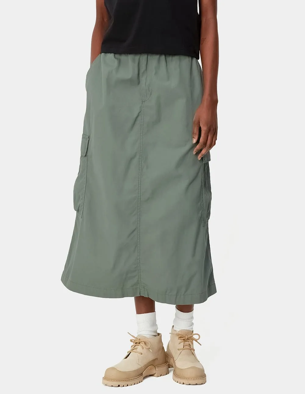 Falda Carhartt WIP Jet Cargo Verde Mujer