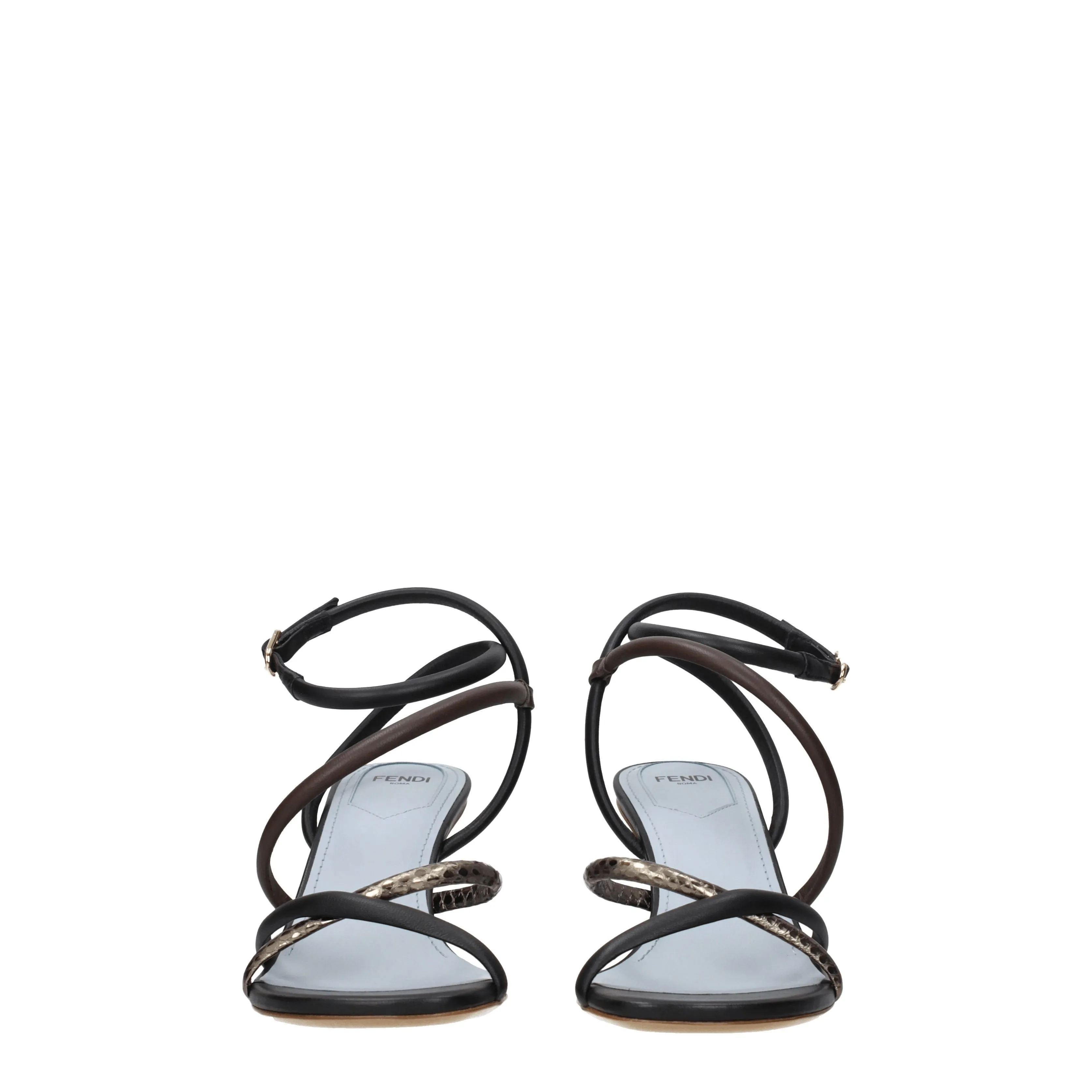 Fendi Sandals Femmes Cuir multicolore