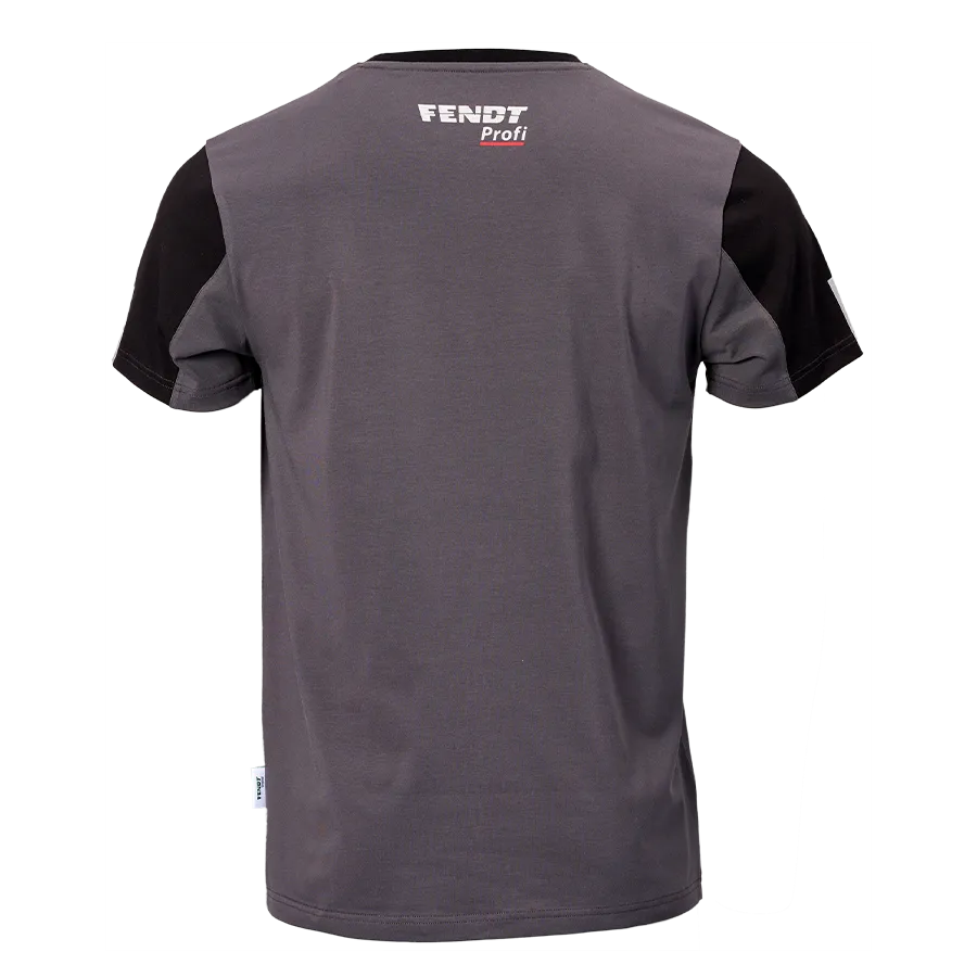 FENDT: T-shirt Profi en gris/noir