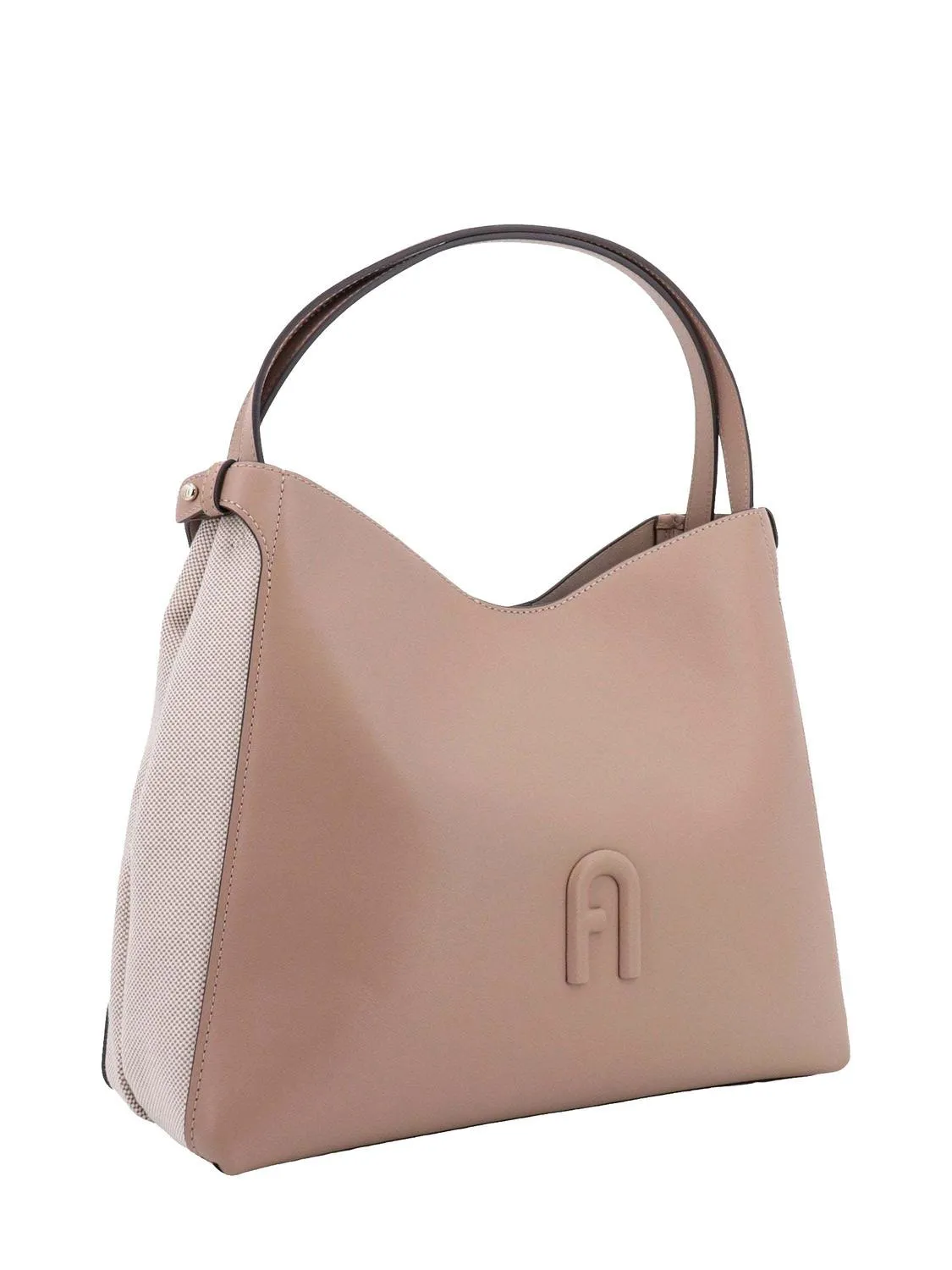 Furla Primula Sac Hobo En Cuir Grège - Achetez À Prix Outlet!