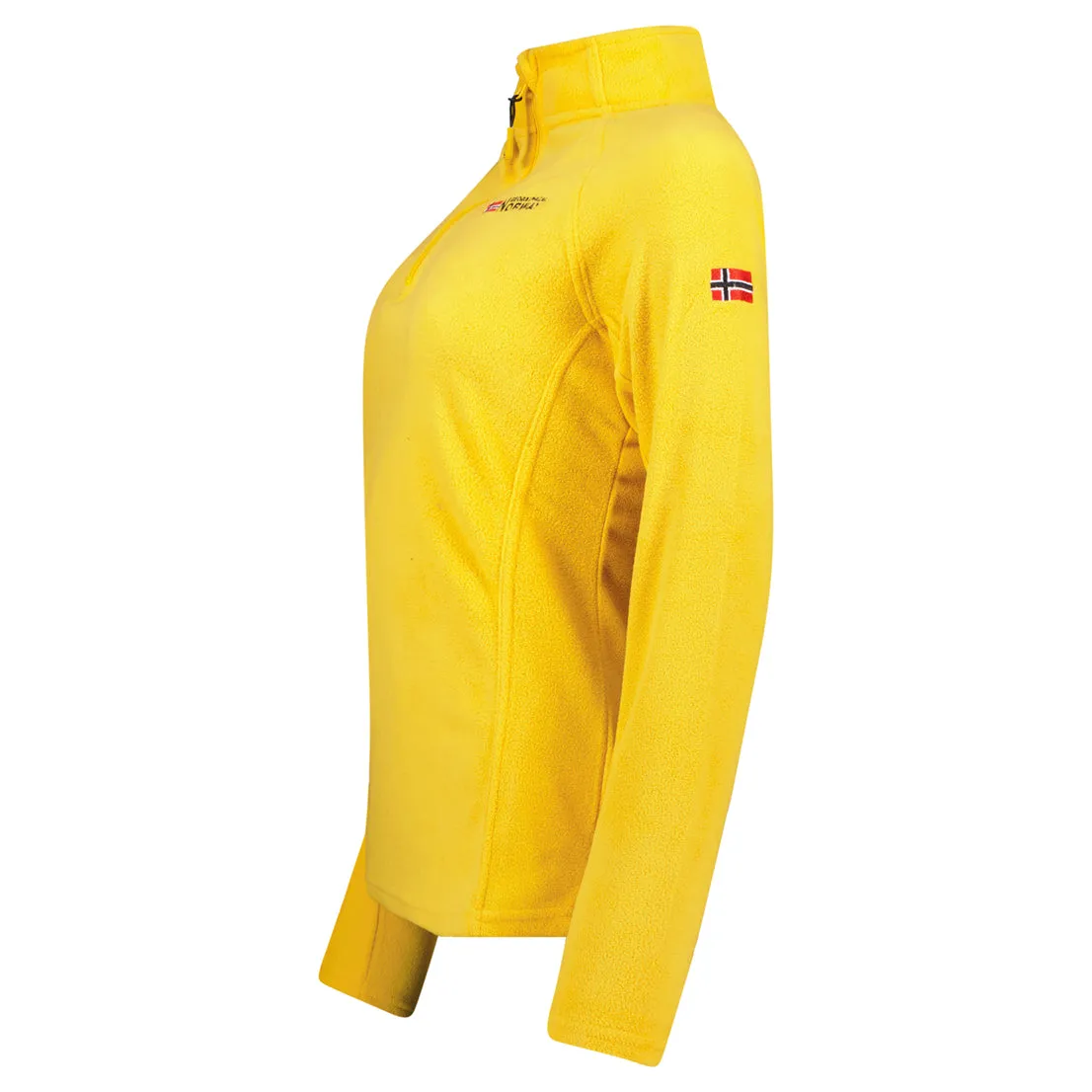 Geographical Norway TUG HZ Femme - Micro-Polaire Moutarde