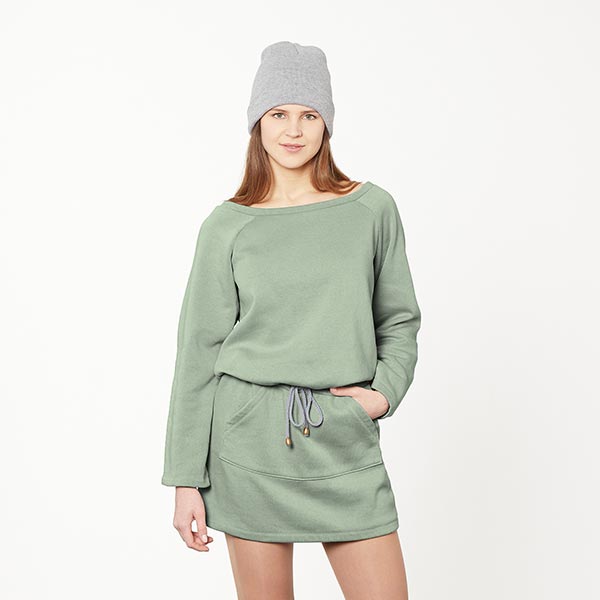 GOTS French Terry Sweat d’été | Tula – roseau