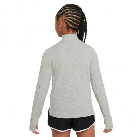 Haut Manches Longues Fille Nike Dri-FIT Gris