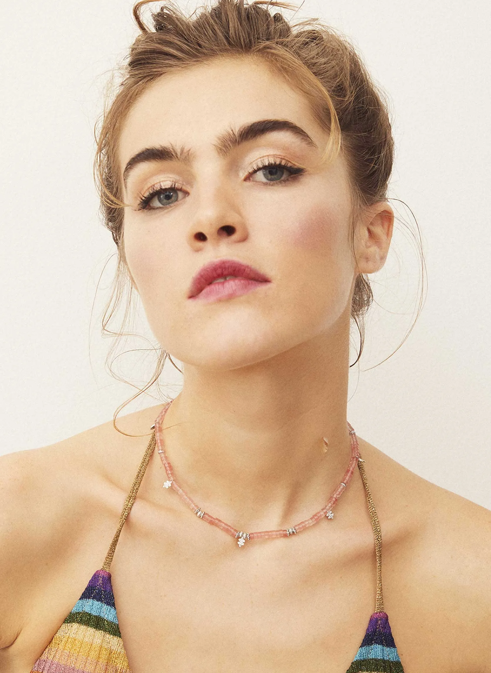 HIPANEMA  Collier rondelle mamba - Rose