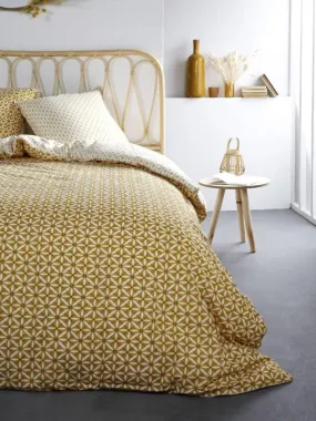 Housse de couette  Sunshine Kume + taie(s) 100% coton 57 fils - Jaune