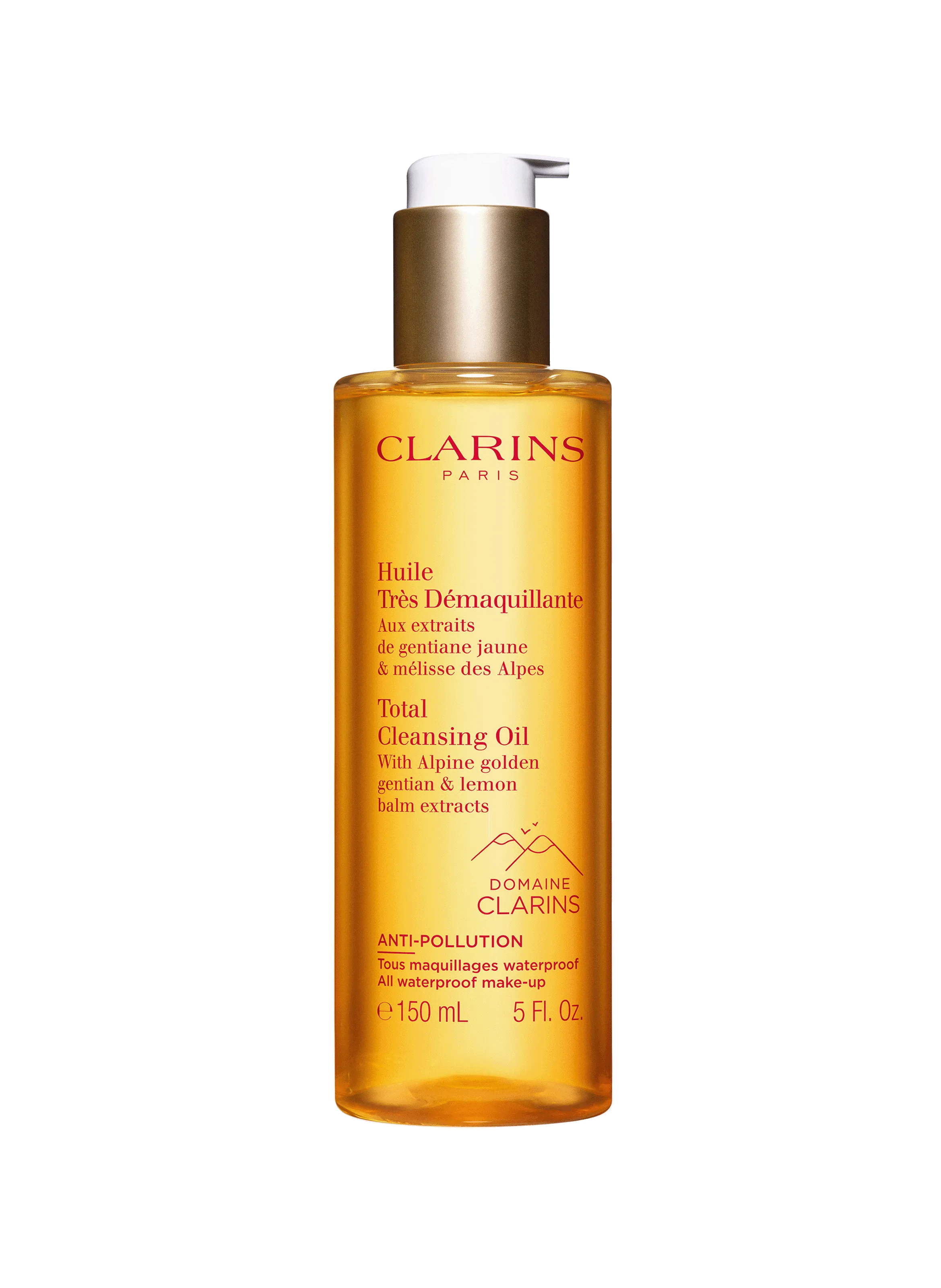 HUILE TRèS DéMAQUILLANTEAUX EXTRAITS DE GENTIANE JAUNE MéLISSE DES ALPES - CLARINS pour BEAUTé | Printemps