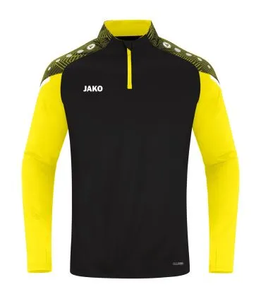 JAKO Ziptop Performance Black - Jaune