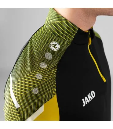 JAKO Ziptop Performance Black - Jaune