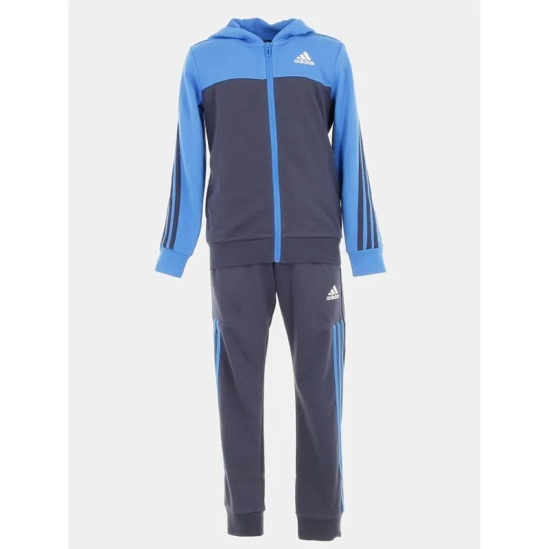 Jogging ajustée rayures bleu noir garçon - Umbro | wimod