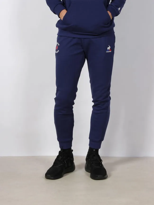 Jogging fanwear ffr bleu marine homme - Le Coq Sportif | wimod