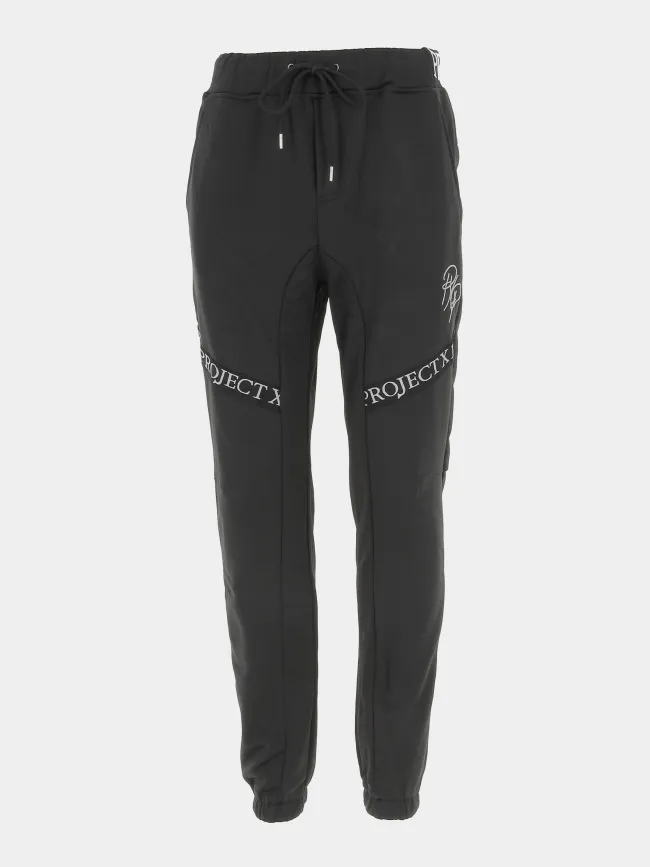 Jogging intérieur polaire logo noir homme - Project X Paris | wimod