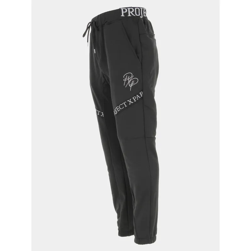 Jogging intérieur polaire logo noir homme - Project X Paris | wimod