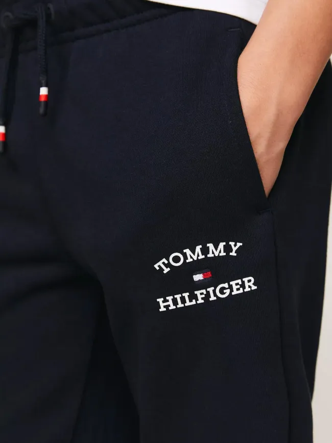 Jogging logo bleu marine enfant - Tommy Hilfiger | wimod