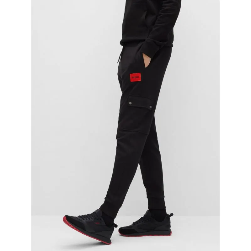 Jogging uni logo embossé dchard noir homme - Hugo | wimod