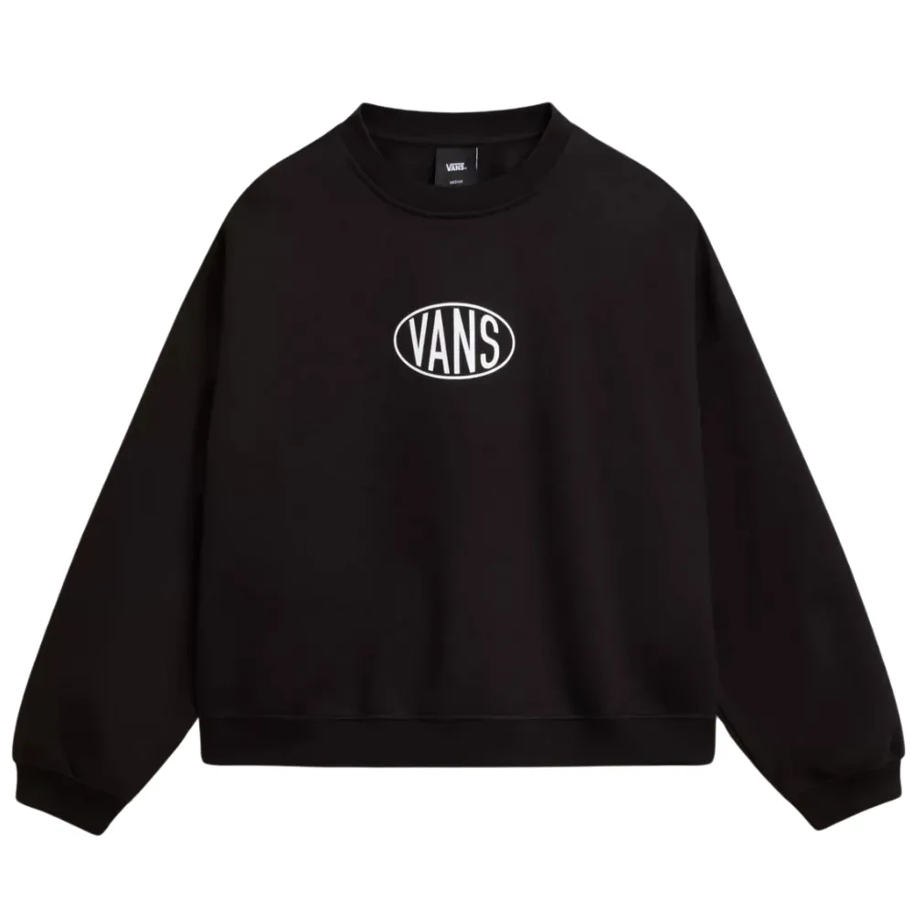 Kids Name Drop Crew Sweatshirt Noir