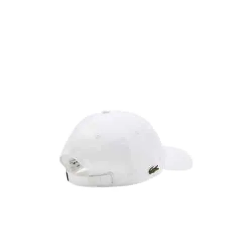 LACOSTE Casquette mixte blanc en coton - SPORT AVENTURE