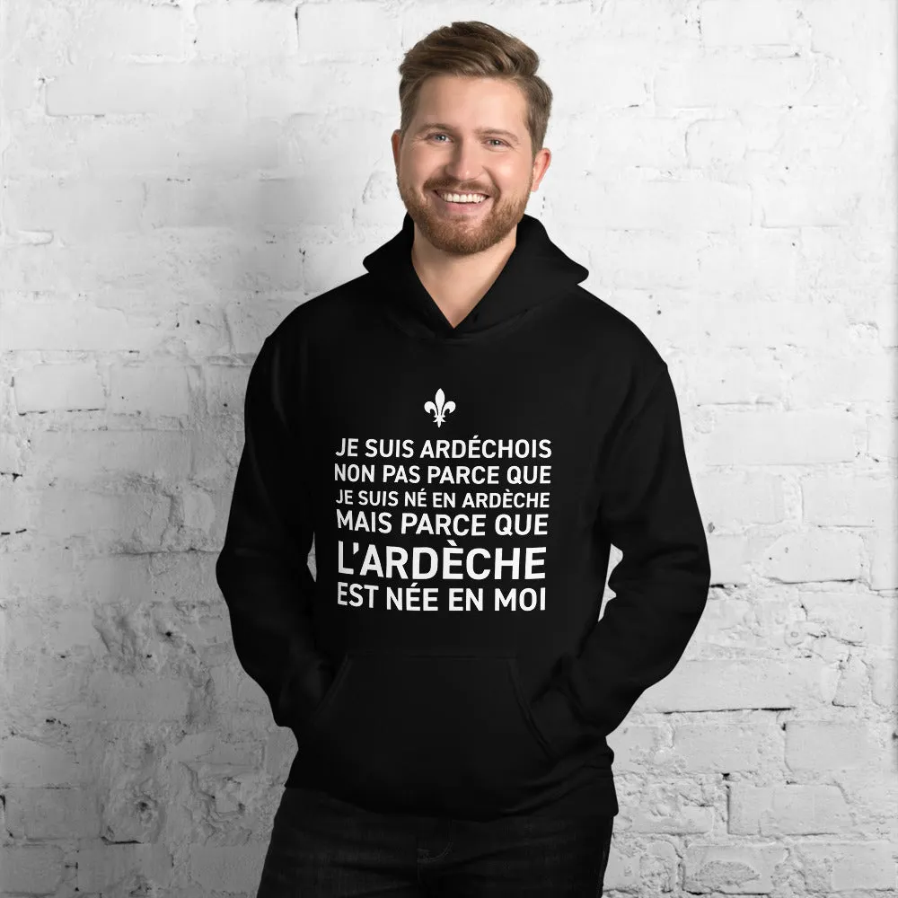 L'Ardèche est née en moi - Sweatshirt à capuche