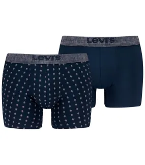 Lot de 2 Boxers Levi's® coton  marine