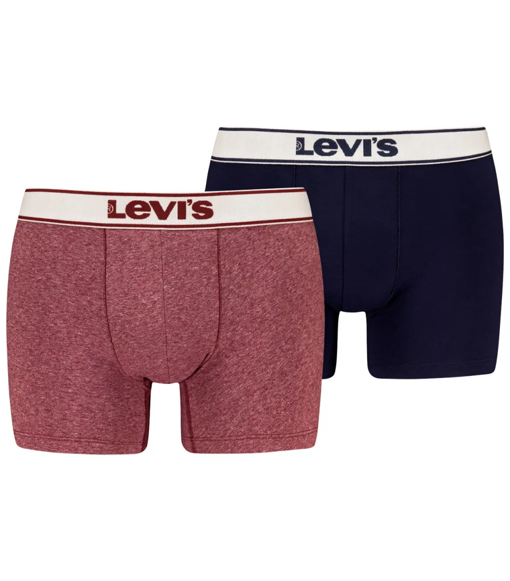 Lot de 2 Boxers Levi's® coton  multicolore chiné