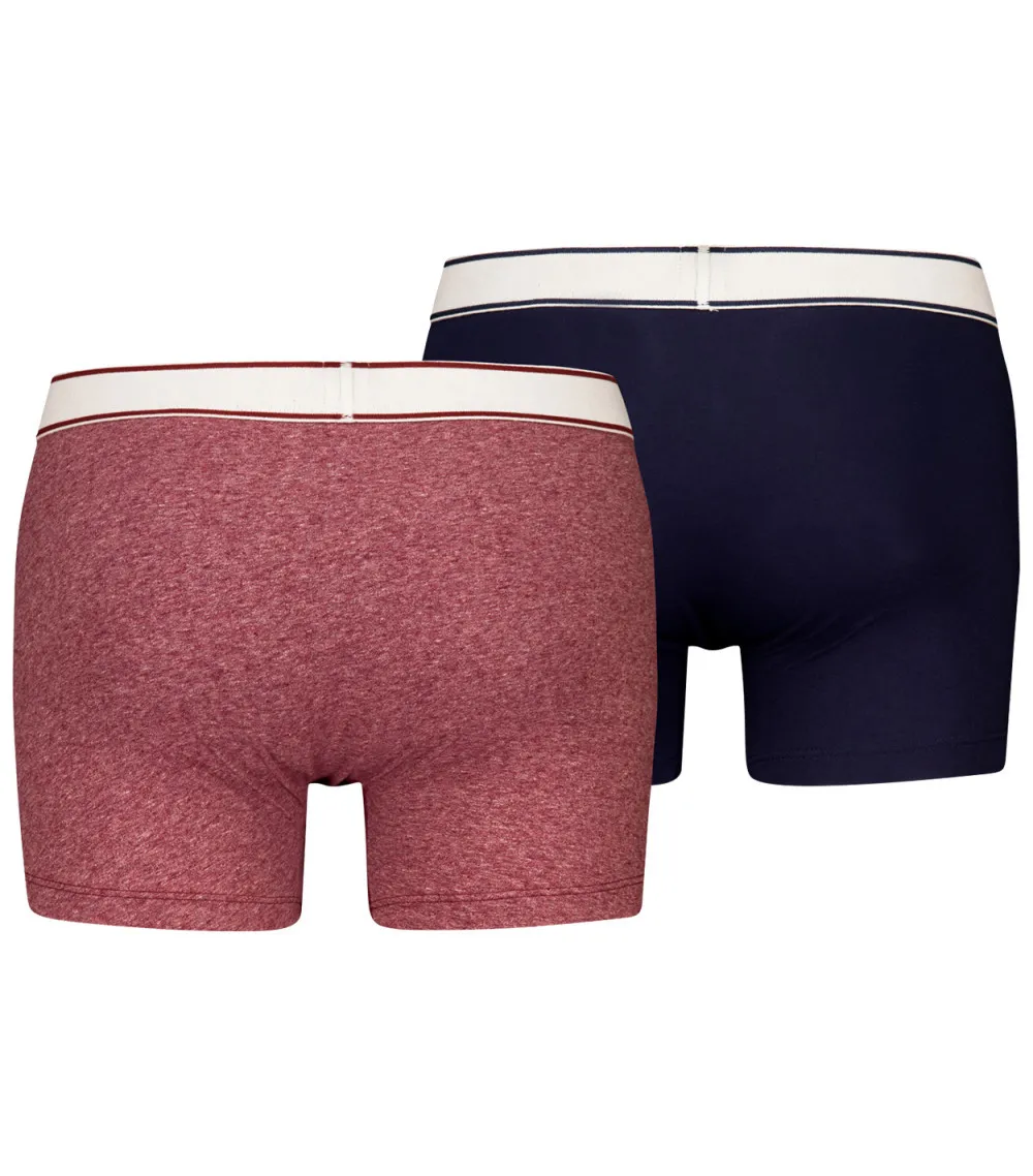 Lot de 2 Boxers Levi's® coton  multicolore chiné