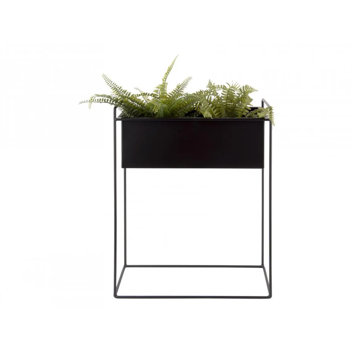 Lot de 2 Caches-Pots ESSENCE Rectangle Métal Noir | 3 Suisses