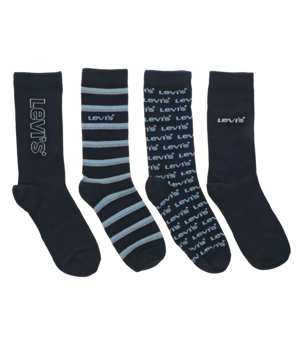 Lot de 4 paires de chaussettes Levi's®  marine