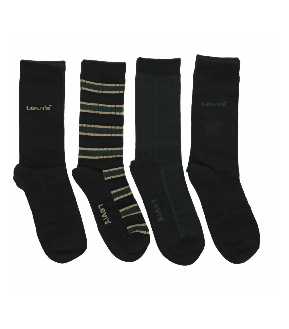 Lot de 4 paires de chaussettes Levi's®  noires