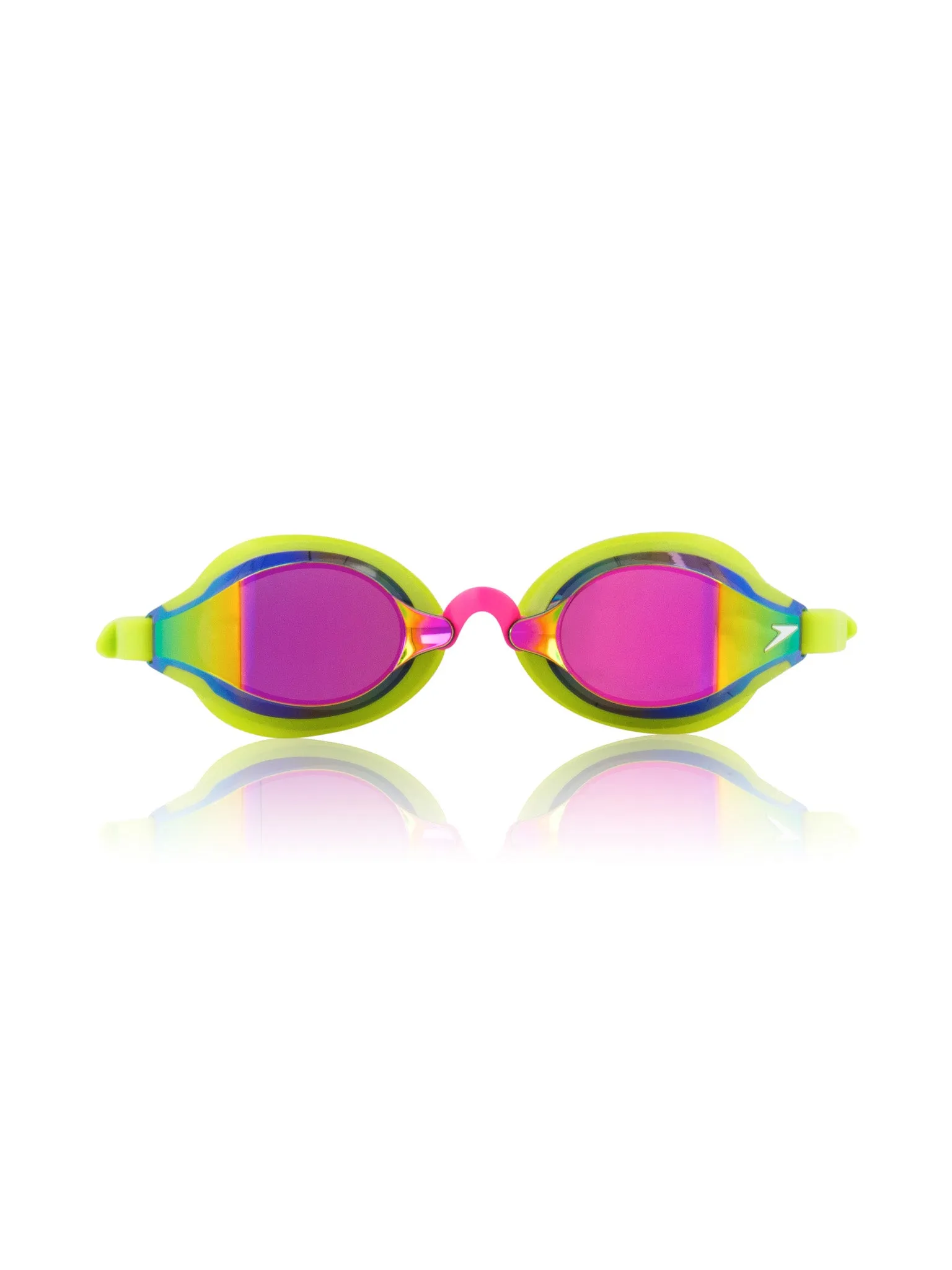 Lunettes de natation Speed Socket Mirrored 2.0 - Jaune