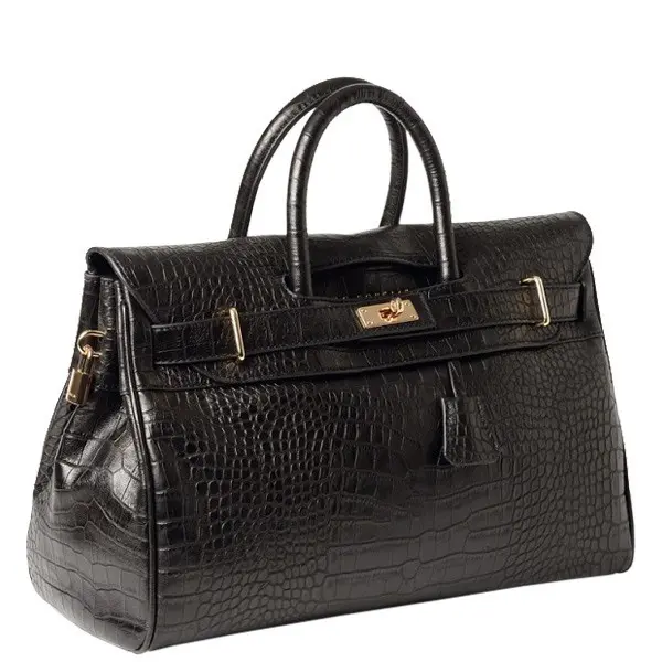 Mac Douglas - Sac à main Pyla Romy S Croco 01CM Mat Noir