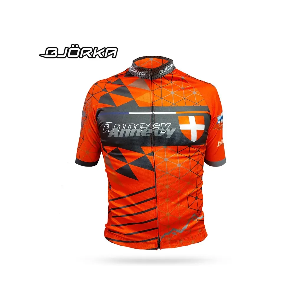 Maillot de vélo BJORKA Annecy Rouge Homme