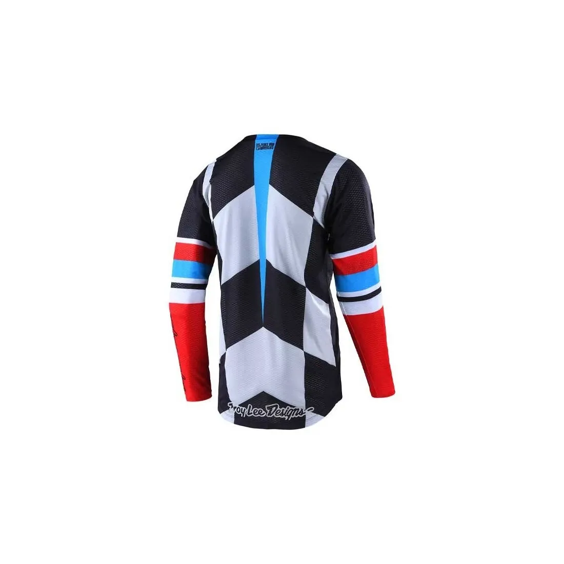 Maillot Troy Lee Designs GP Air Warped rouge noir