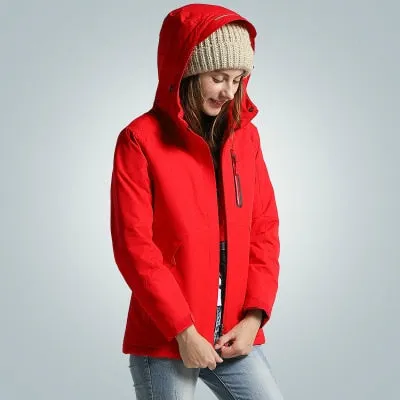 Manteau d'hiver imperméable chauffant USB Femme et homme nouveauté hiver 2021