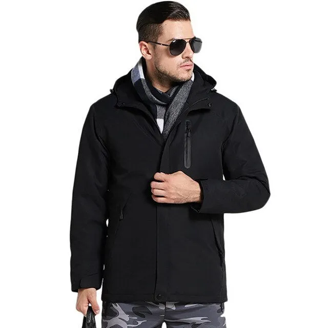 Manteau d'hiver imperméable chauffant USB Femme et homme nouveauté hiver 2021