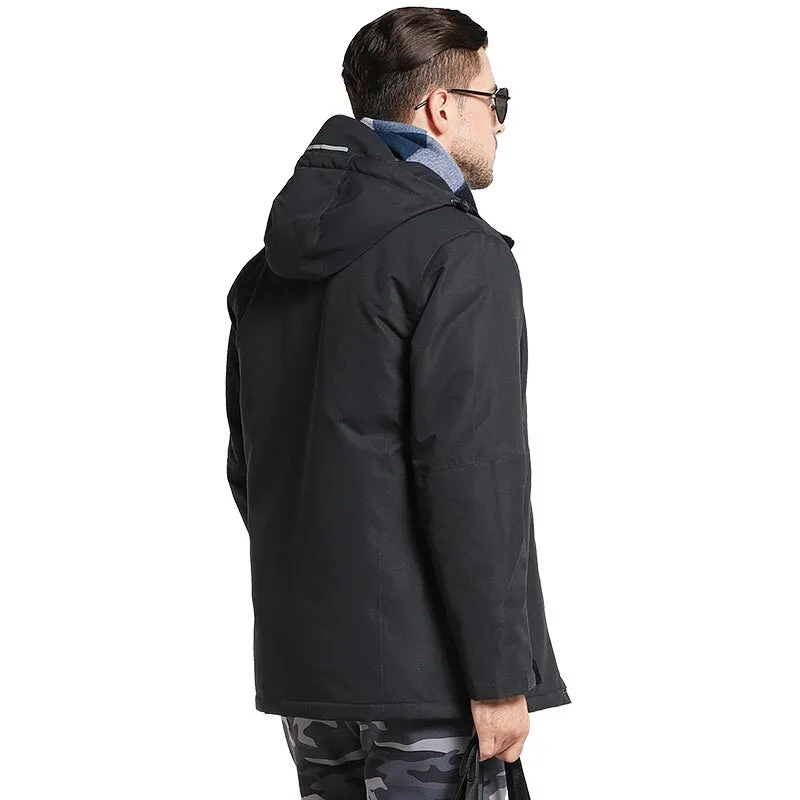 Manteau d'hiver imperméable chauffant USB Femme et homme nouveauté hiver 2021