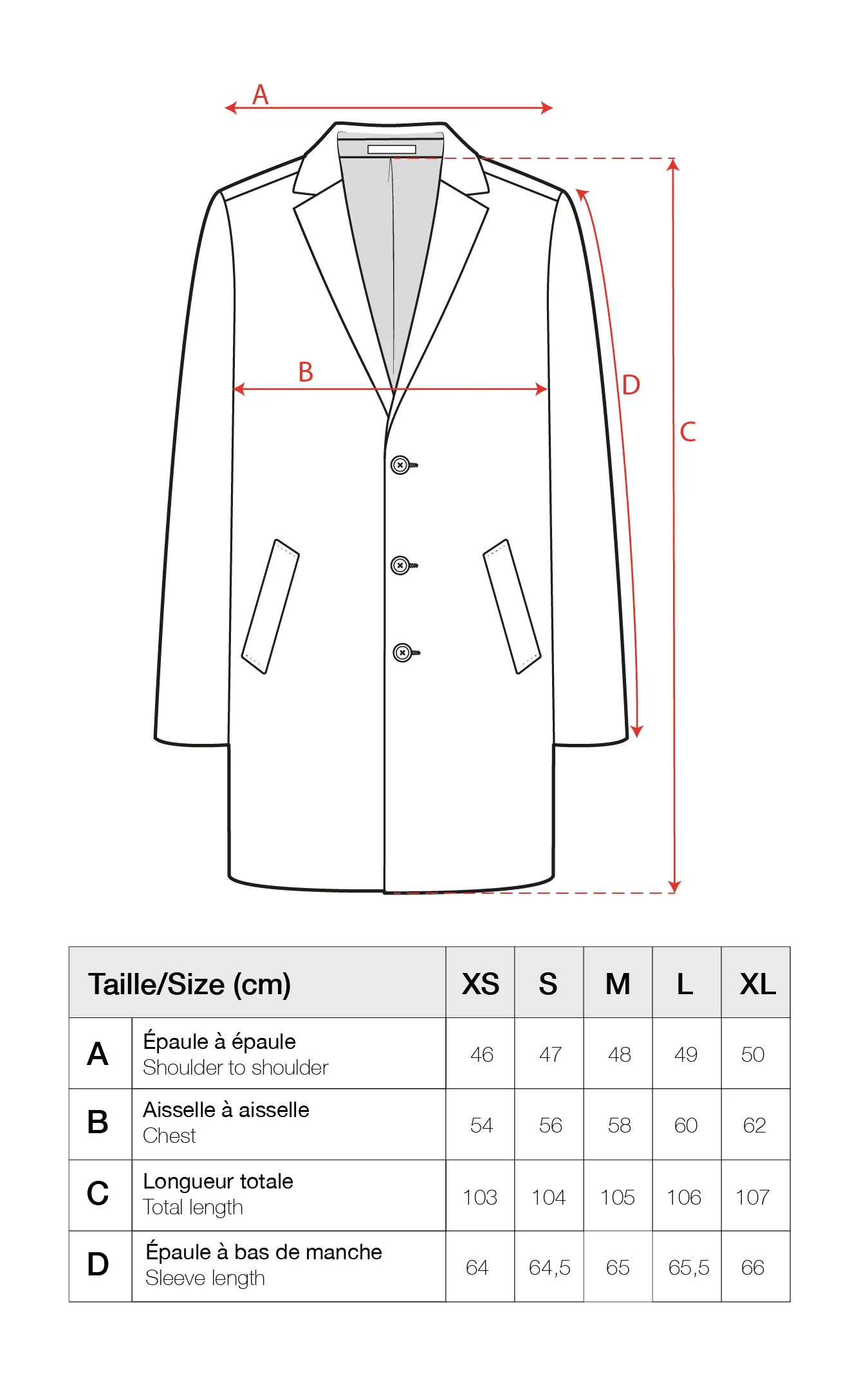 Manteau Long Laine & Cachemire Noir