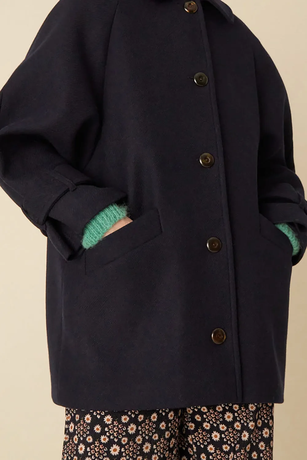 manteau nevio marine